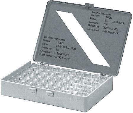 Resistor assortment SMD ±1% E12, SMD-RCL25, Constructiva