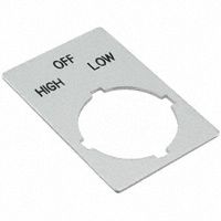 Switch Access Nameplate Push Button Switch