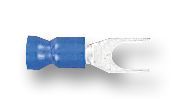 Fork Terminal 14-16AWG Copper Blue 22.4mm