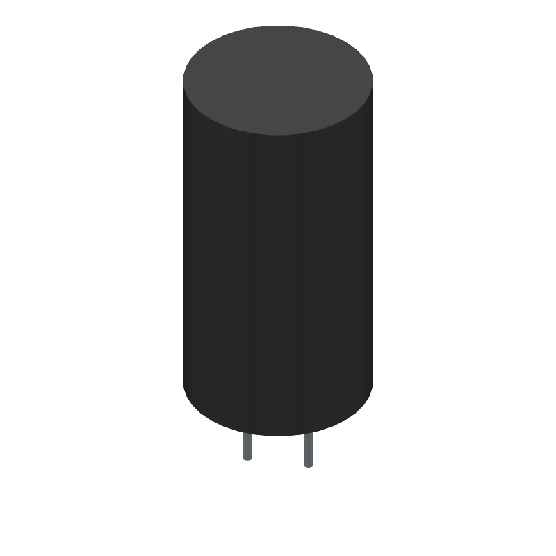 100uF 400V Aluminum Electrolytic Capacitor, Radial, 20%