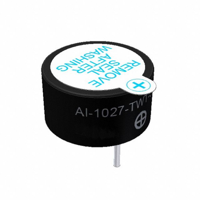 5V DC Audio Indicator, 2.7kHz, 80dBA, Through Hole