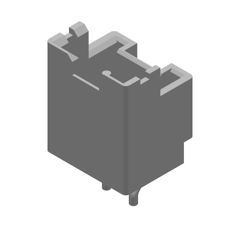 2P 2.5mm Pitch Vertical Header, 3A, 250V, Tin Plated
