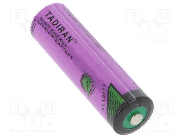Lithium battery 3.6 V 2400 mAh, SL-360/S, Tadiran Batteries