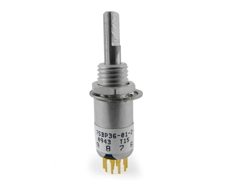 Rotary Switch 10 Pos PC Pins 0.2A 220VAC 30VDC