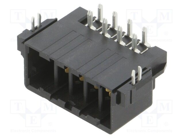 4P 3.81mm RA Solder Receptacle, 10A 250V Power Connector