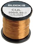 Enamelled copper wire PUR 0.44 mm² 0.75 mm, CUL 200/0,75, Block