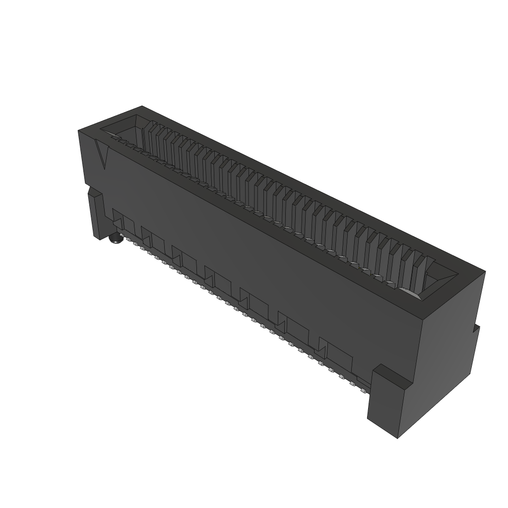 60-Position 2-Row Surface Mount Edge Rate HSEC8 Connector