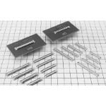 Board to Board & Mezzanine Connectors 80P M HDR STRT SMT GIDE POST GROUND PLT