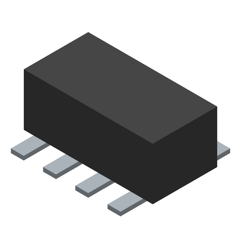 Data Line Filter, 4-Line, 10V, 100mA, 200Ω, 1206 SMD