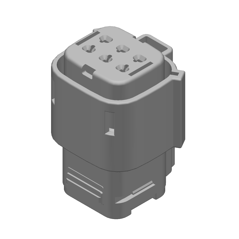 Conn Housing RCP 6 POS 5.84mm Crimp ST Cable Mount MX150L™ Bag