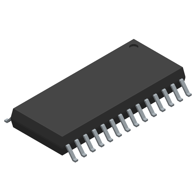 24-Bit 192KS/s 4-Ch DAC, Serial, SOIC, 5V