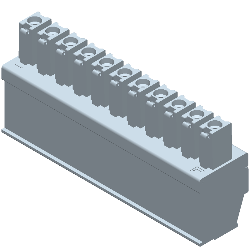 11 Pos Terminal Block, 3.81mm Pitch, 11A, 300V, Cable Mount