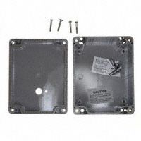 BOX PLASTIC GRAY 4.53L X 3.54W