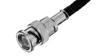BNC RF Connector, Male, 50 Ohm, Crimp, Straight, 2.5GHz, 500V