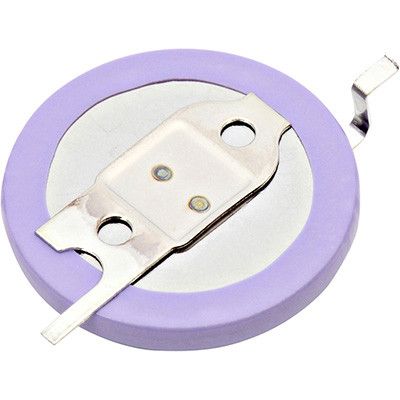 3V 17mAh Rechargeable Lithium Coin Battery, SMD