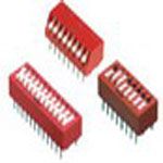10-Pos SPST Rotary DIP Switch, 0.15A 30VDC, Thru-Hole, PC Pins