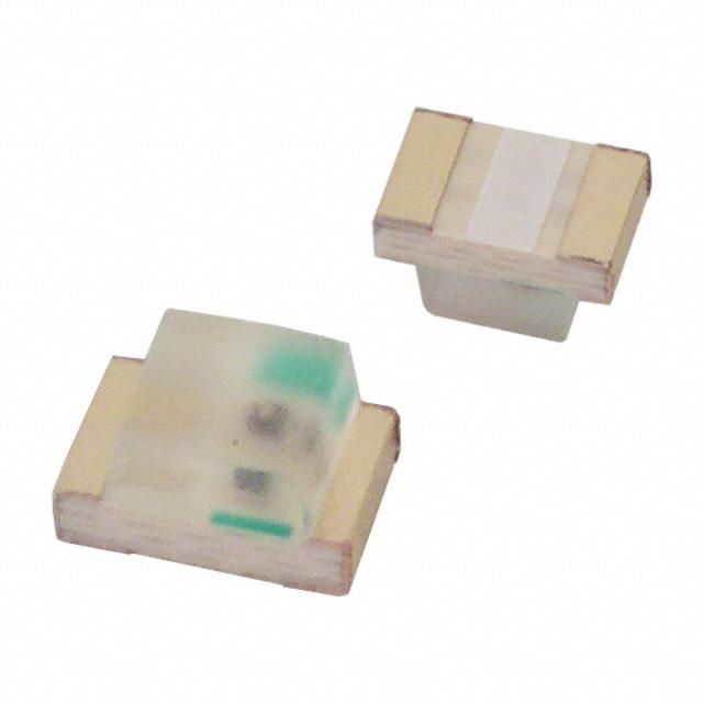 Orange 610nm LED Emitter, 0805 SMD, 30mA, 130° View Angle