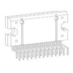 Audio Amp Speaker 4-CH Stereo 41W Class-AB 25-Pin HZIP