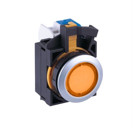 IDEC         CW4P-2EQHA            PANEL MOUNT INDICATOR, LED, 22MM, AMBER, 120V