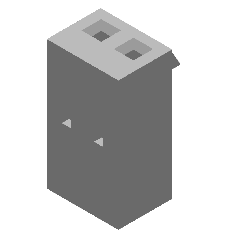 Board Connector, 2 Contact(s), 1 Row(s), Female, Straight, 0.156 inch Pitch, Crimp Terminal, Polarized Lck, Plug,