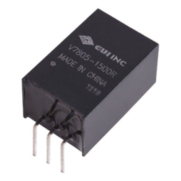 5V 1.5A DC/DC Converter, 7.5W, SIP, Non-Isolated