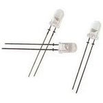 Single Color LED, Amber, Clear, T-1 3/4, 5mm