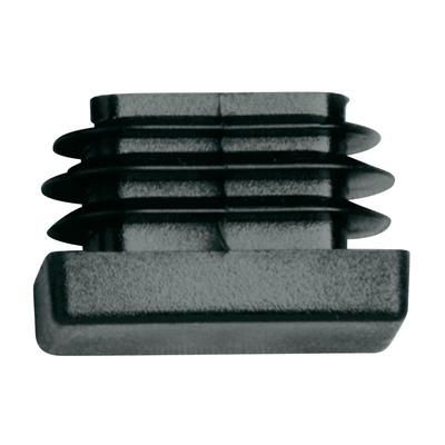 Round ribbed tube end caps Polyethylene (PE) Bl