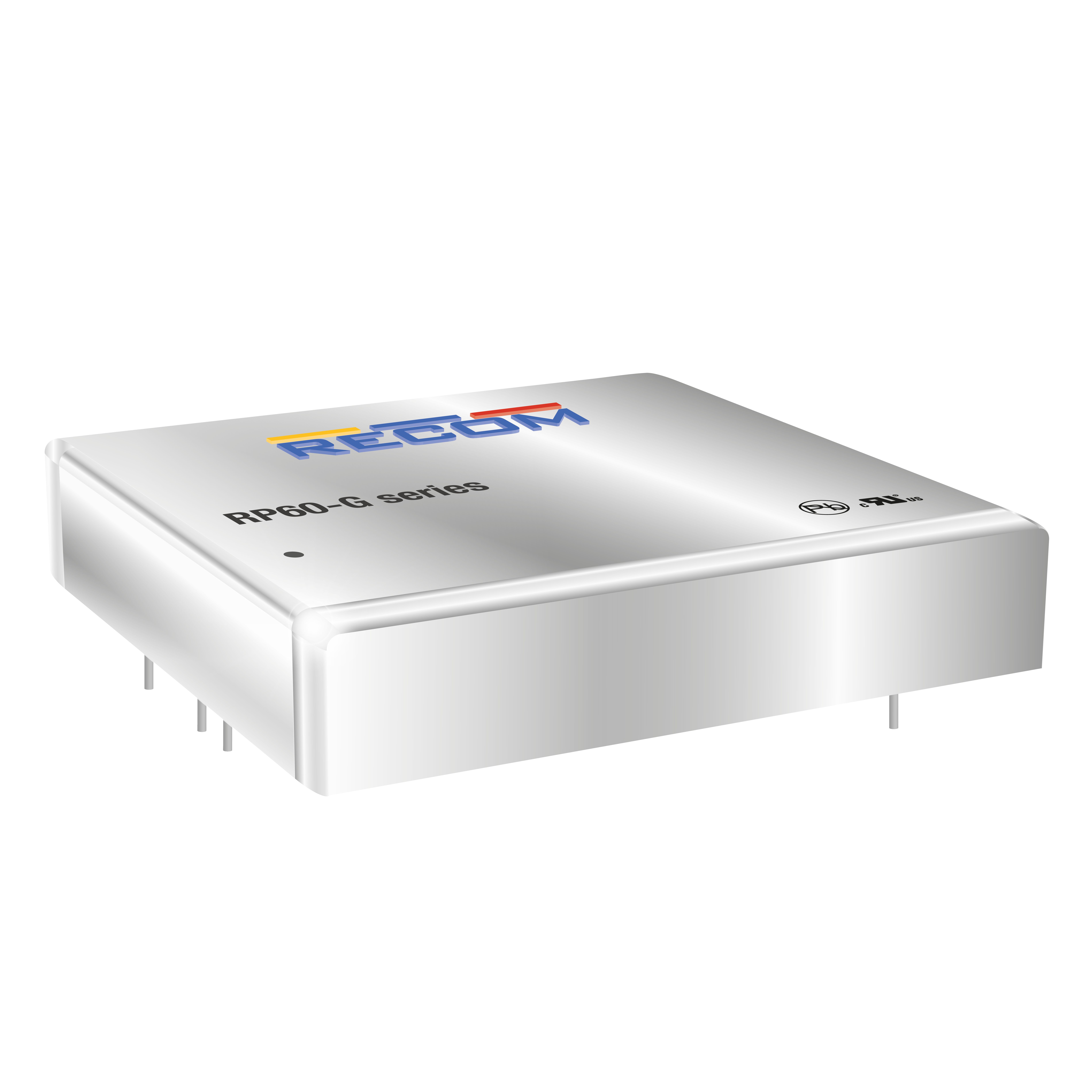 60W DC/DC Converter, 18-36VDC In, 12VDC Out, 5A, Isolated, Board Mount