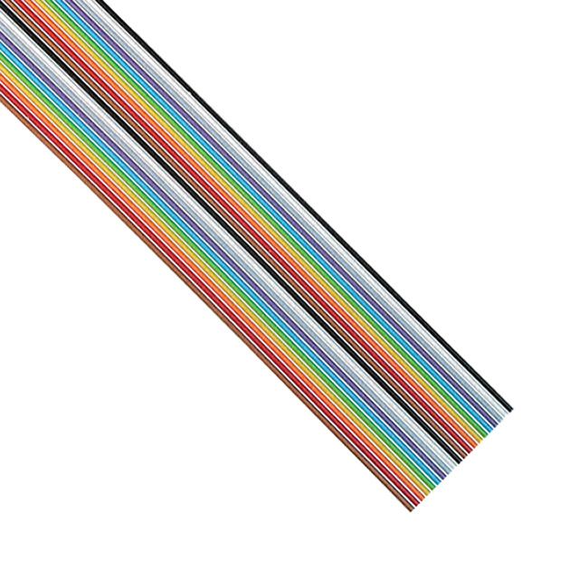 20C 28AWG 300V PVC Flat Ribbon Cable, 100ft