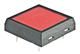 Tactile Switch SPST 0.05A 24VDC Thru-Hole Red Button