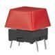 IP67 SPST-NO Tactile Keypad Switch, 50mA 24VDC, Through Hole PC Pin