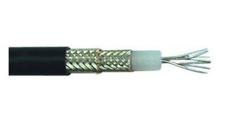 Coaxial Cable, RG59B, 23 AWG, 75 ohm, 1000 ft, 304.8 m