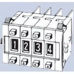 Switch Thumb-Pushwheel Thumbwheel BCD 0.1A 50VAC 28VDC Solder Panel Mount