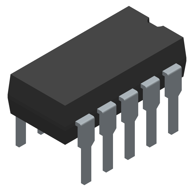 Switch DIP ON OFF SPST 5 Raised Slide 0.1A 20VDC PC Pins 2000Cycles 2.54mm Thru-Hole Tube