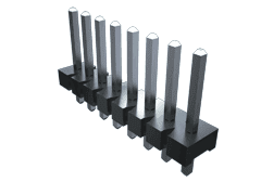 4-Pin Through Hole Shrouded Header, Tin Plated, 3.96mm Pitch, 4 Contacts, RoHS Compliant