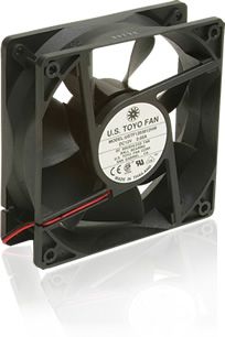 48 Volt DC 120x120x38mm Brushless Tubeaxial Fan 106 CFM
