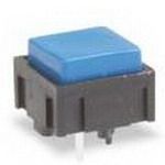 Tactile Switch SPST-NO Green 50VDC 25mA Through Hole