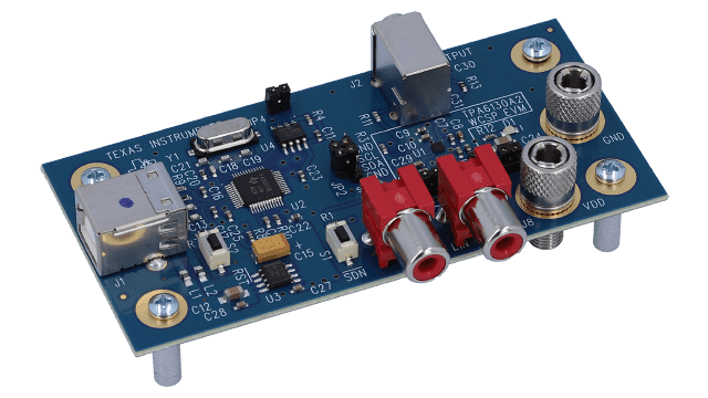 TEXAS INSTRUMENTS TPA6130A2EVM EVALUATION BOARD, TPA6130A2 STEREO AMPLIFIER