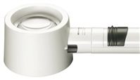 Eschenbach Illuminated Handheld Magnifier, 4 x Magnification, 70mm Diameter