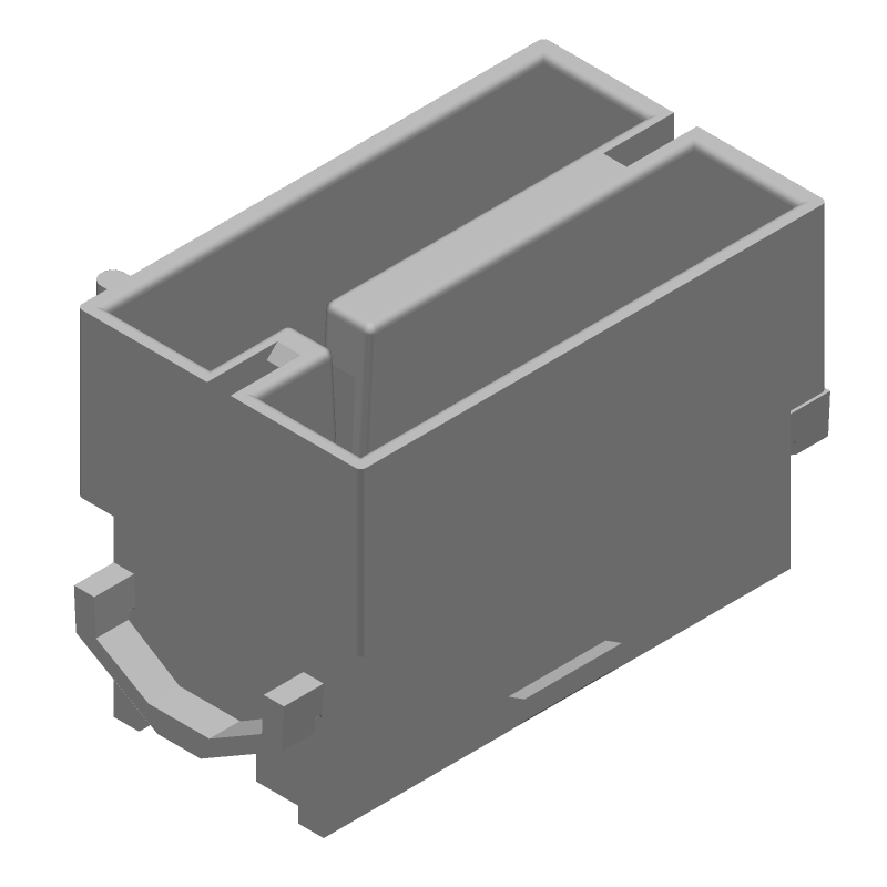 12 Pos Wire-to-Wire Connector, Female, 13A, 250V, Panel Mount