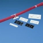 Cable Accessories Tie Mount Acrylonitrile Butadiene Styrene White