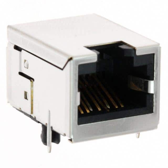 RJ45 Connector, 8P8C, Shielded, Right Angle, Through Hole, Female