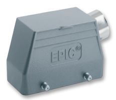 EPIC         10.1130+12.9545             Connector Backshell, Hood with Cable Gland, EPIC HB Series Connector, 90, Aluminium Body