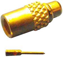 RF MMCX Connector, Male, Cable Mount, Solder Terminal, Plug, ROHS COMPLIANT