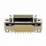 26 Pos SCSI Connector, Right Angle, 2.54mm, Female, Thru-Hole, 1A, 500V