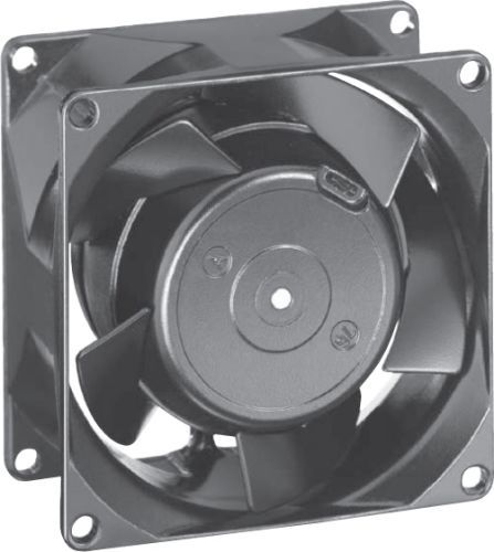 115V AC Axial Fan, 27.7CFM, 28dB, 2500RPM, Sleeve Bearing