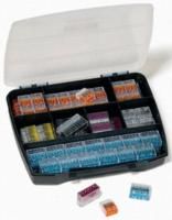 HellermannTyton Non-Fused Terminal Block, Push In Terminals, 22  12 AWG, PC, 600 V