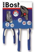 PLIER SET, 2PC - Kit Contents:2 Pieces 240mm Multibost with Built-in Wire Cutter, Mechanics Diagonal Cutter 160 mm; SVHC:No SVHC (19-Dec-2011);