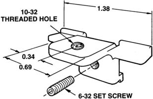 ZERO ENCLOSURES         ZP20653-1             MOUNTING BRACKET