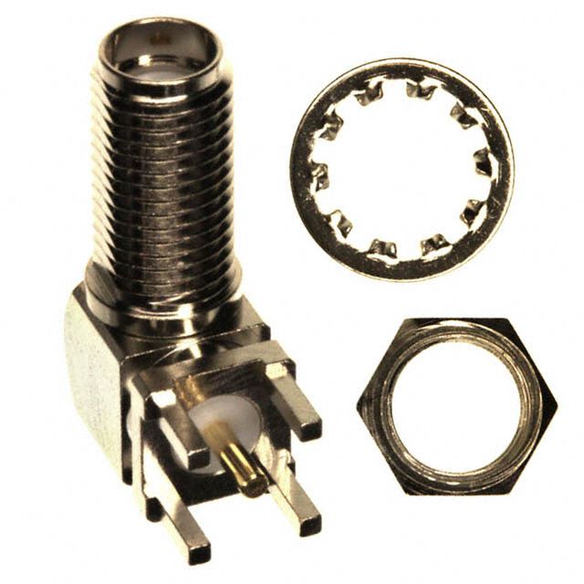 SMA Right Angle Connector, 18GHz, 50 Ohm, Gold Contact